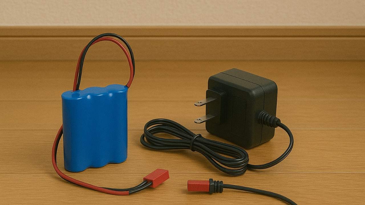 ラジコンのバッテリー