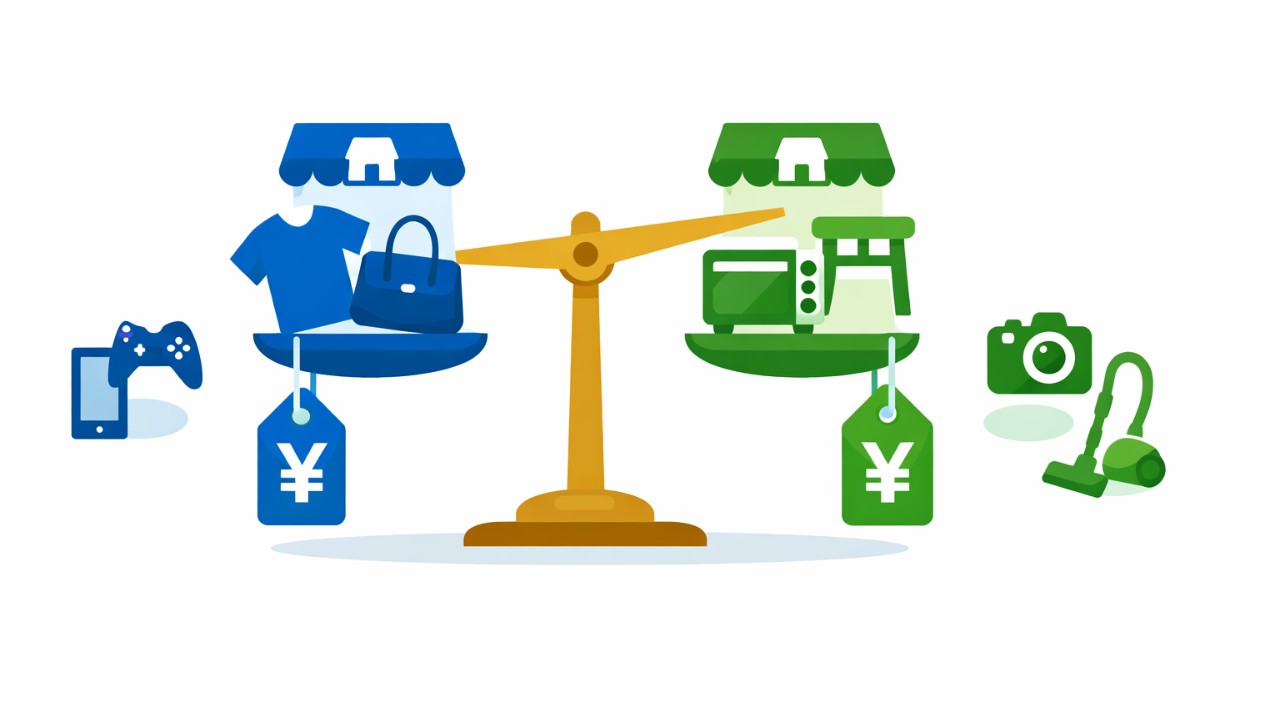 リユースショップ比較のアイキャッチ